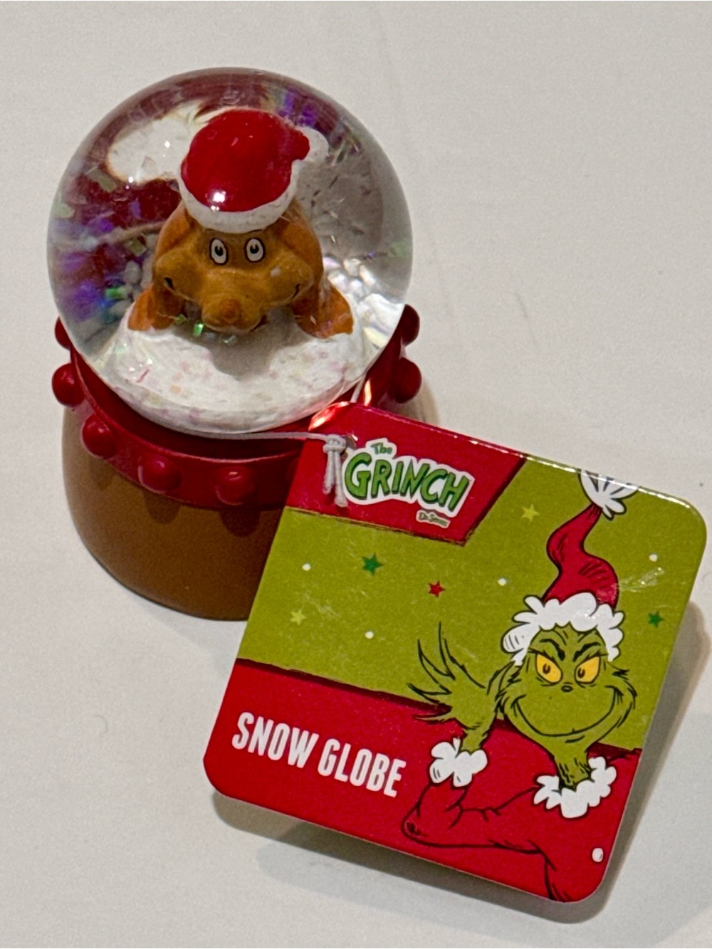 The Grinch - Max Snow Globe - Holiday Collectible